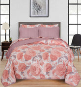 Quilted Comforter Set 6 Pcs Design 990