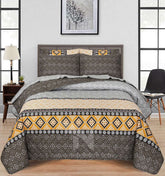Quilted Comforter Set 6 Pcs Design 999