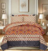 Quilted Comforter Set 6 Pcs Design 983