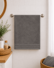 Classic Cotton Bath Towel Popcorn Pattern