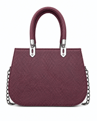 Skyway Woven Texture Top Handle Satchel Bag