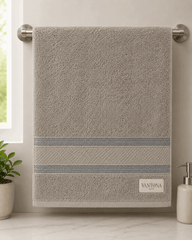 Corded Panel Border Hand Towel (Pack of 2)