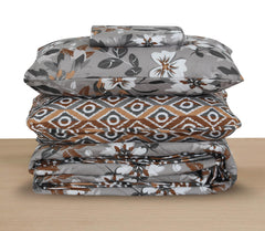 Quilted Comforter Set 6 Pcs Design 977