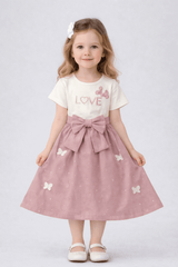 Butterfly Bow Party Dress