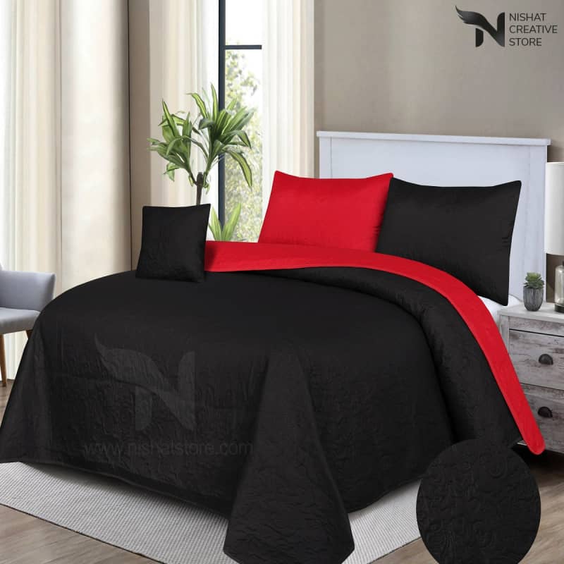 Ultrasonic Quilted Bed Spread Design Code 074 - Nishat Creative Store