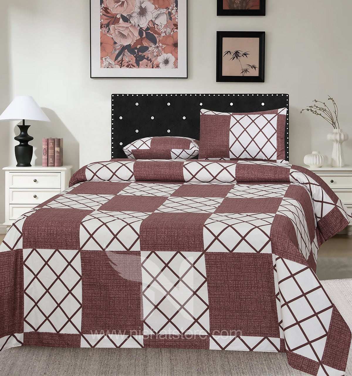 Double Bed Sheet Design NC-M 4090