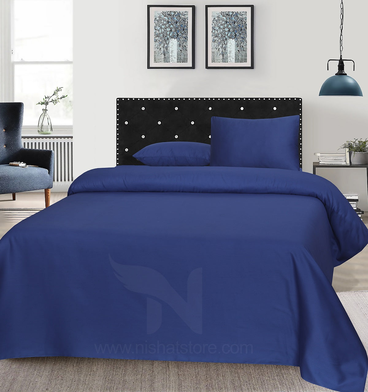 Plain Double Bed Sheet Design NC-S 149