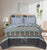 Quilted Comforter Set 6 Pcs Design 872