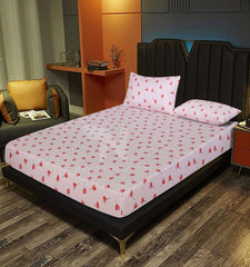 Fitted Double Bed Sheet DS# 304
