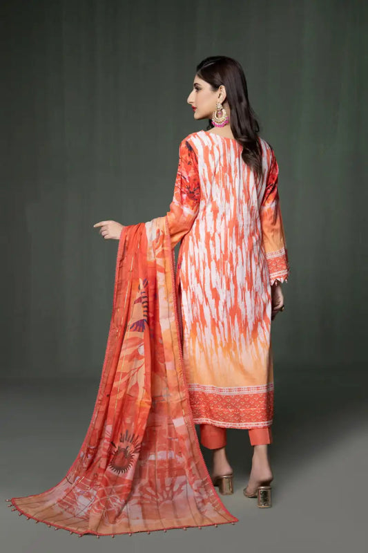 3 Piece Printed RMN Vol 04 - 23 D# 02 - Nishat Creative Store