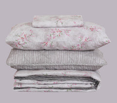 Quilted Comforter Set 6 Pcs Design 973