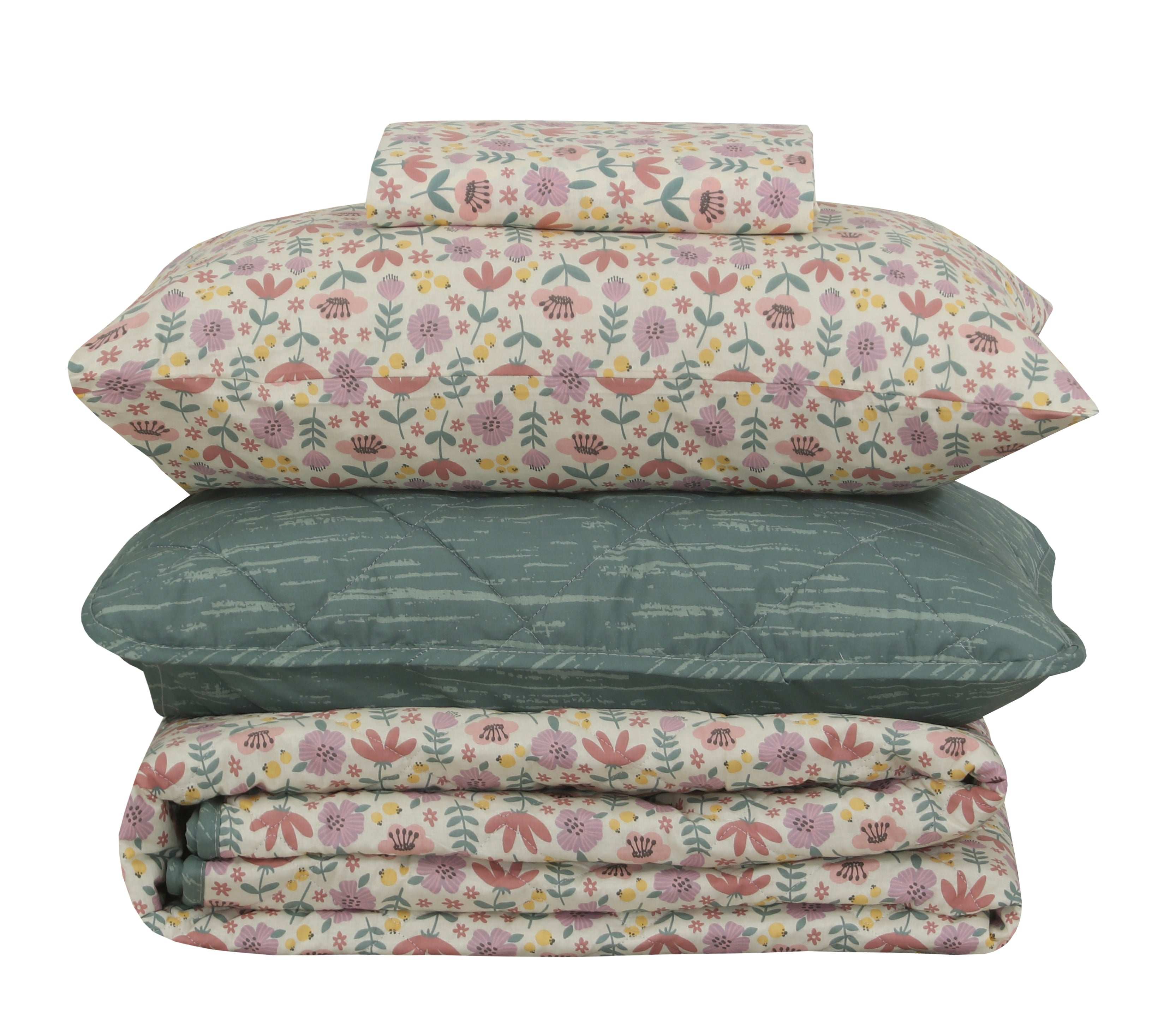 Quilted Comforter Set 6 Pcs Design 936