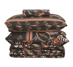 Quilted Comforter Set 6 Pcs Design 1008