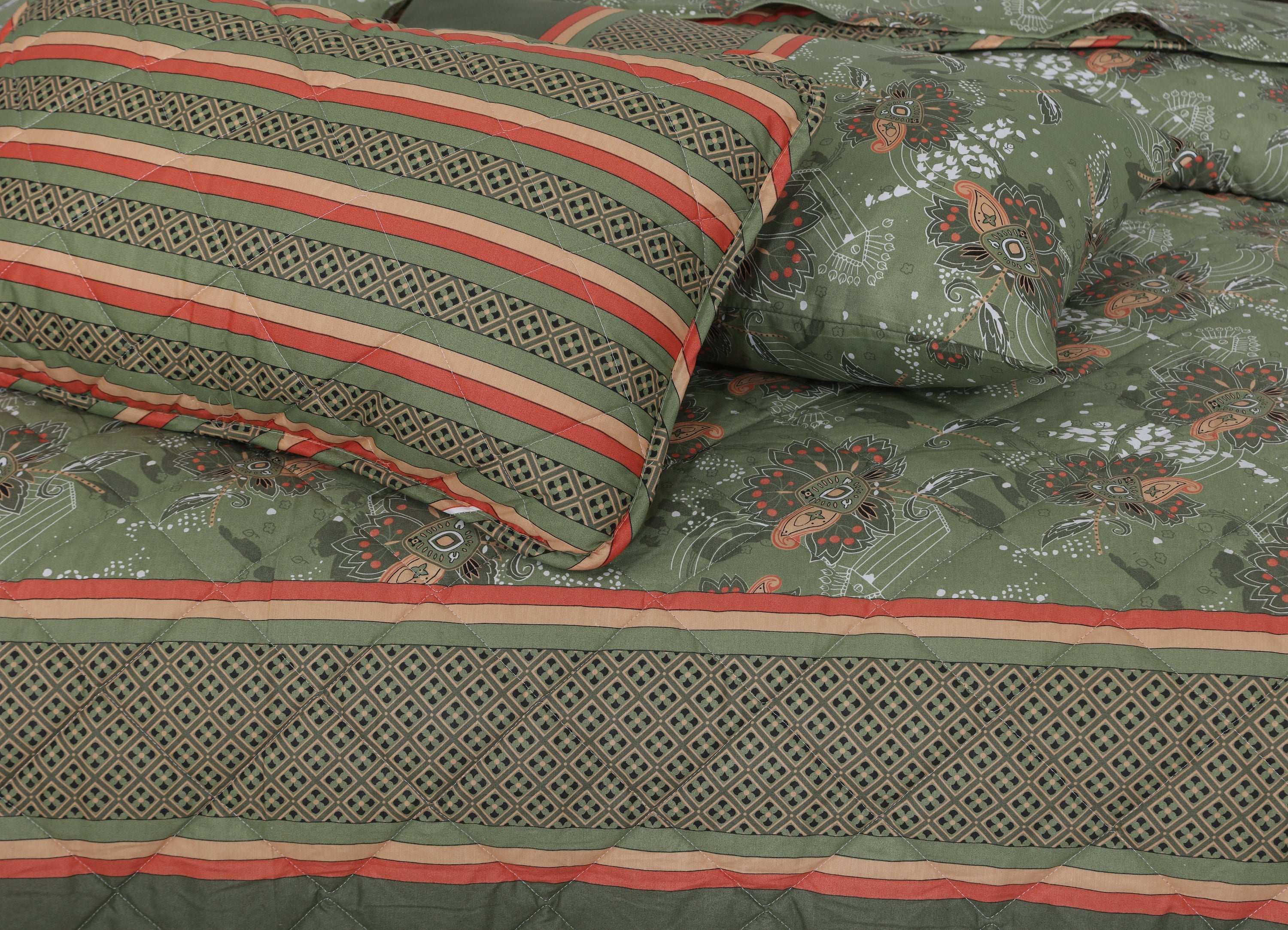 Quilted Comforter Set 6 Pcs Design 899