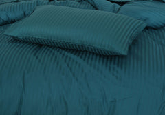 6 Pcs Stripe Satin Quilt Cover Design #227