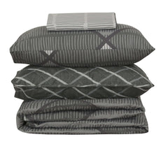Quilted Comforter Set 6 Pcs Design 913