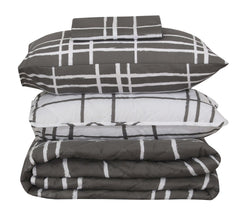 Quilted Comforter Set 6 Pcs Design 914