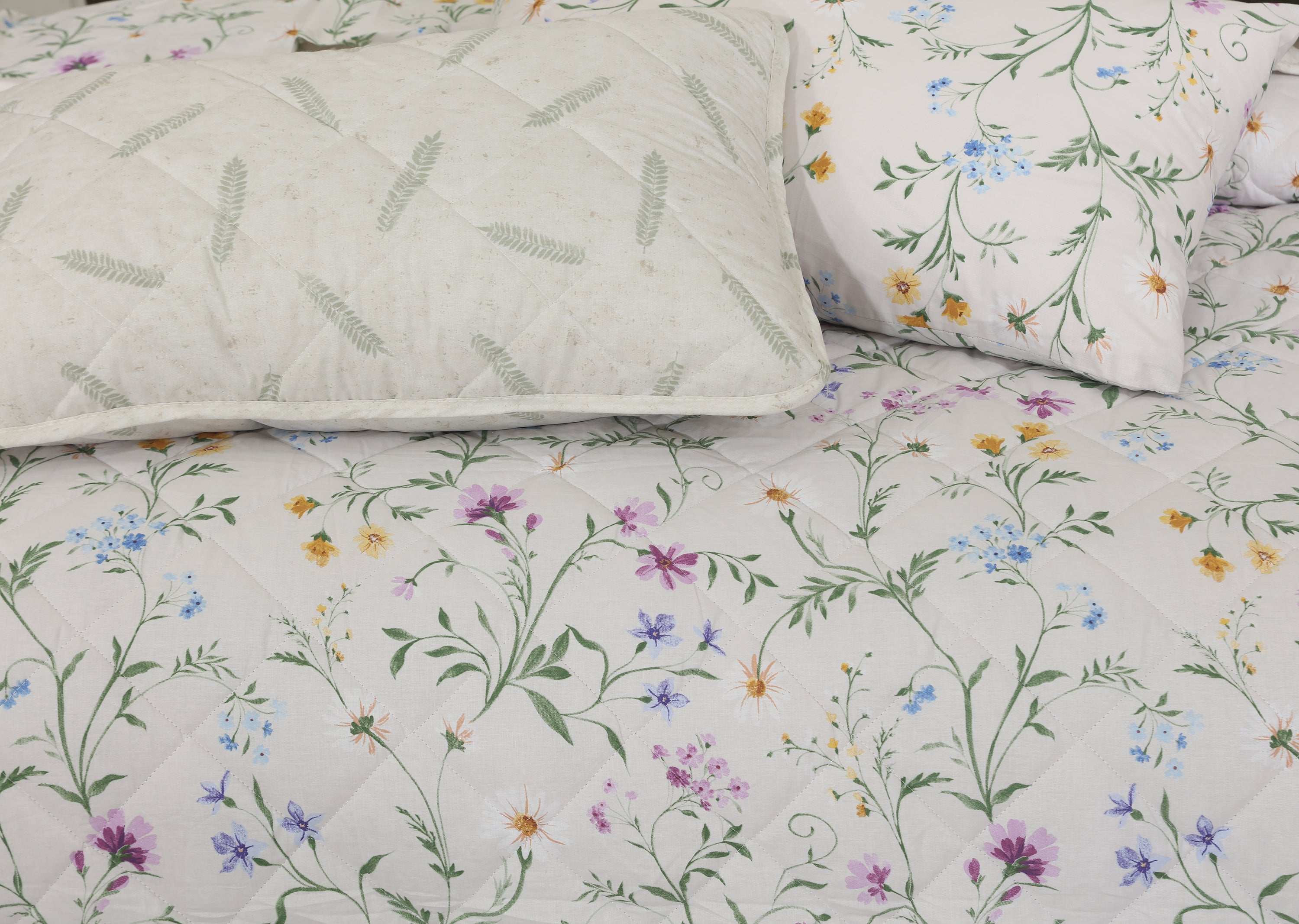 Quilted Comforter Set 6 Pcs Design 904