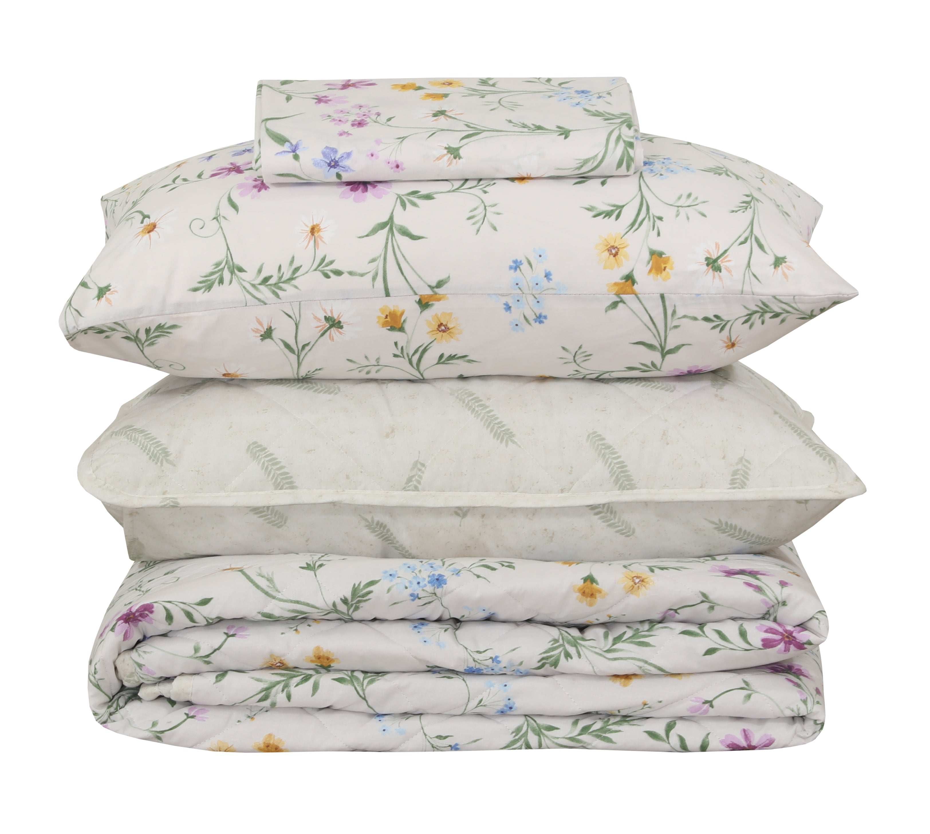 Quilted Comforter Set 6 Pcs Design 904