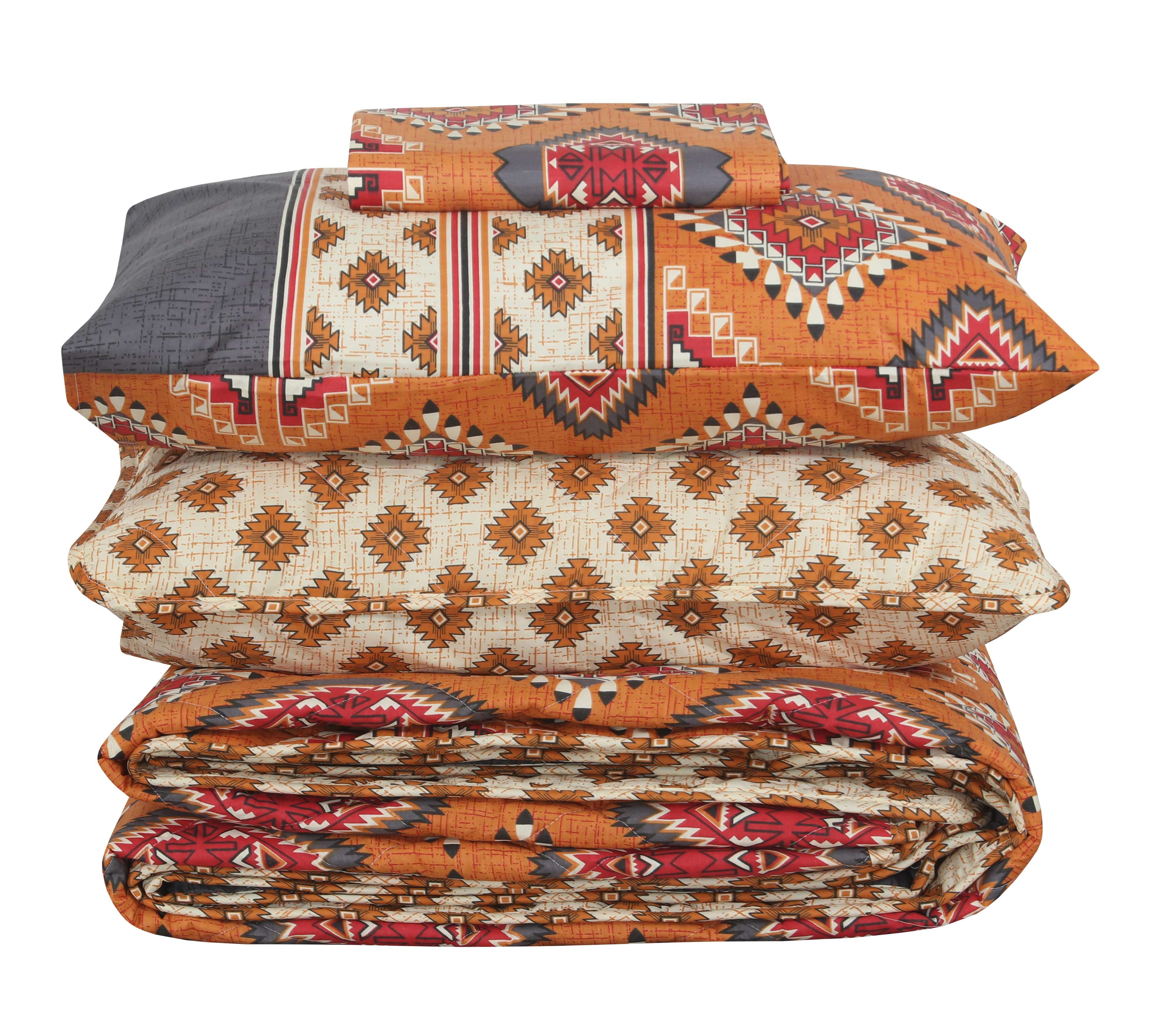 Quilted Comforter Set 6 Pcs Design 983