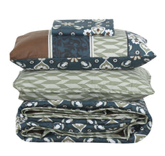 Quilted Comforter Set 6 Pcs Design 986