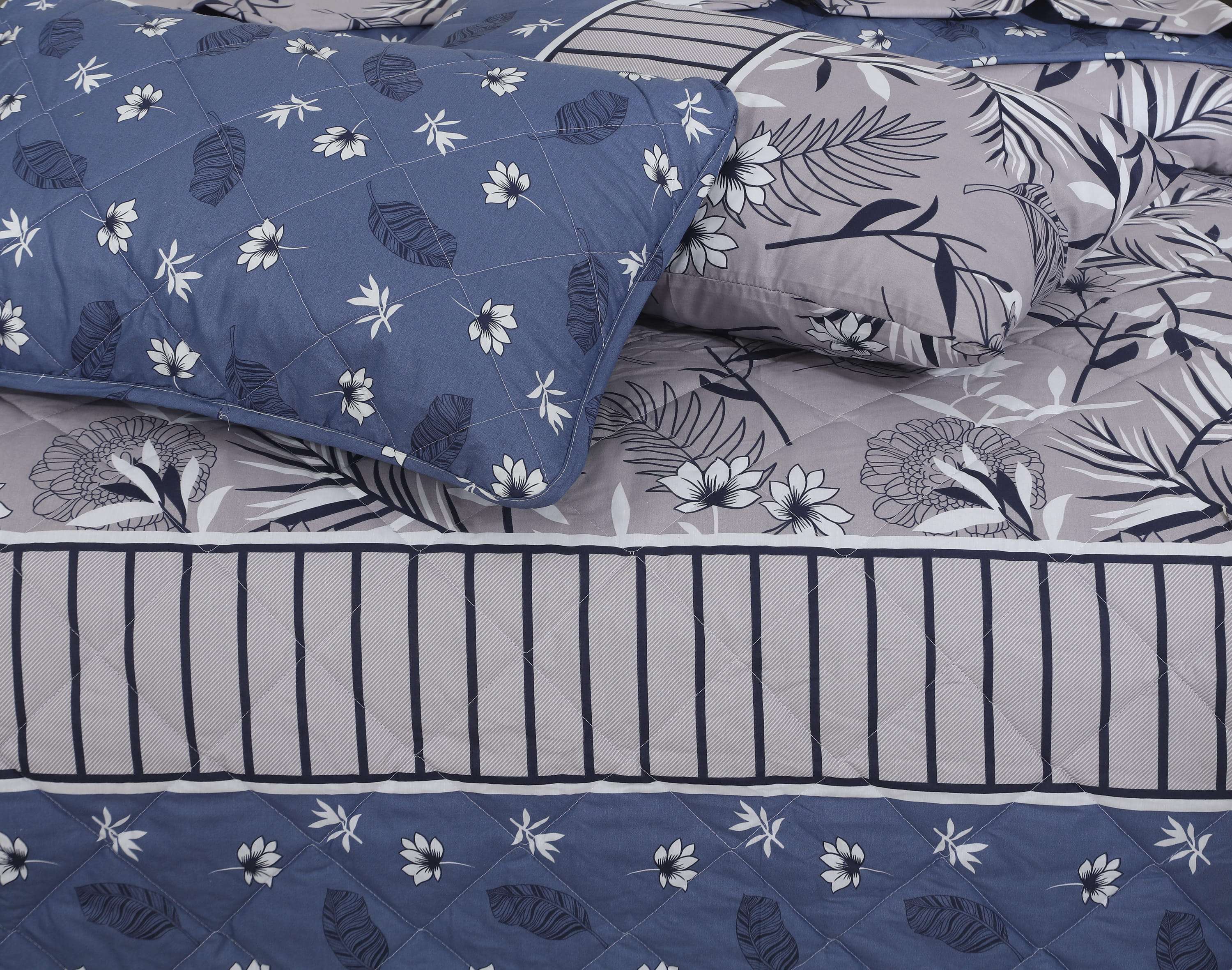 Quilted Comforter Set 6 Pcs Design 992
