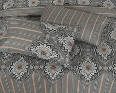 Floral Reversible Cotton Quilt Cover 6 Pcs Design #197