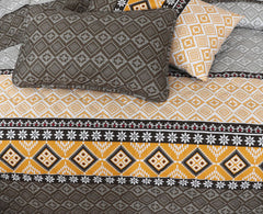 Quilted Comforter Set 6 Pcs Design 999