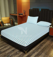 Fitted Double Bed Sheet DS# 309