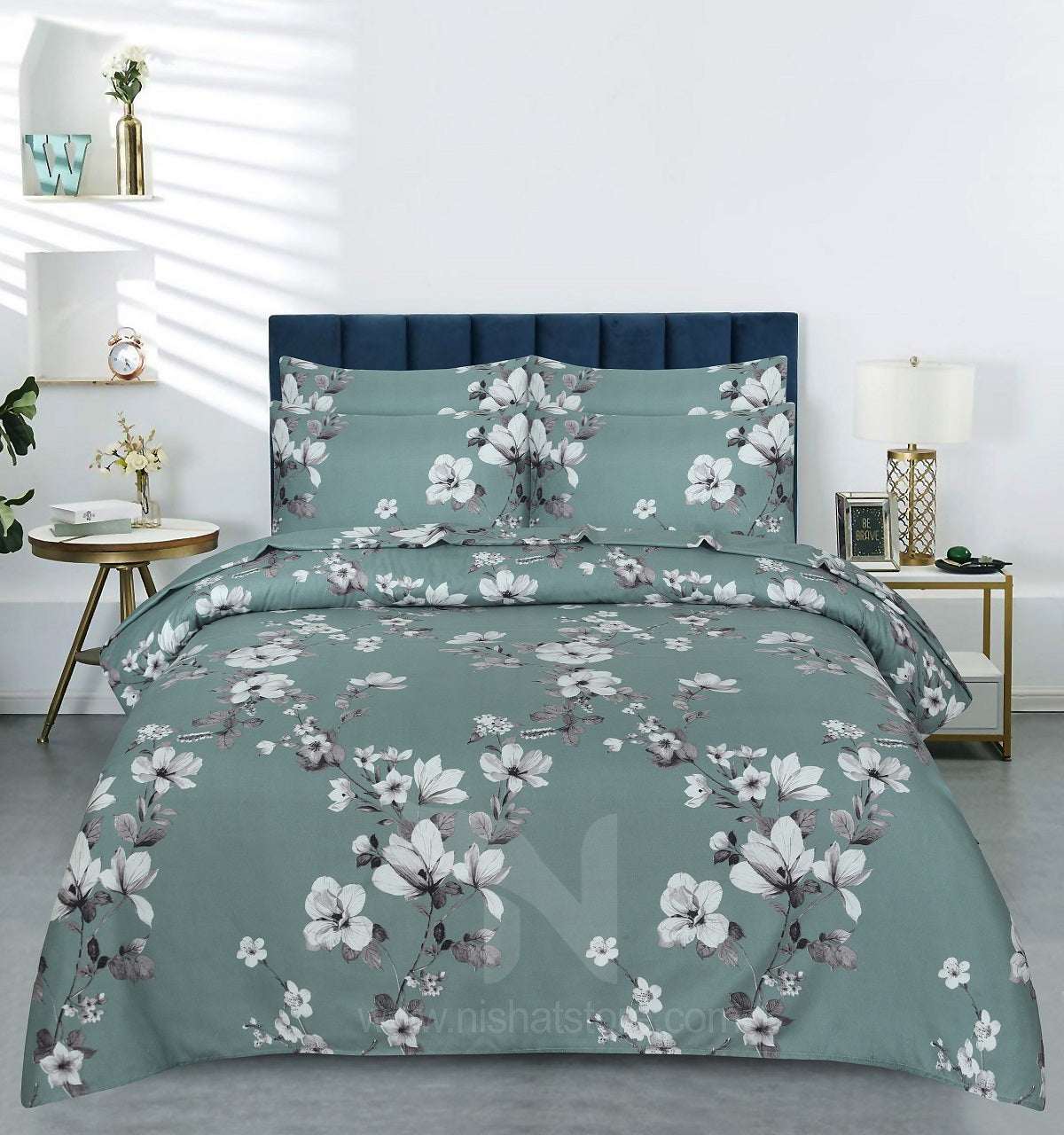 Floral  Quilt Cover 6 Pcs Design #212