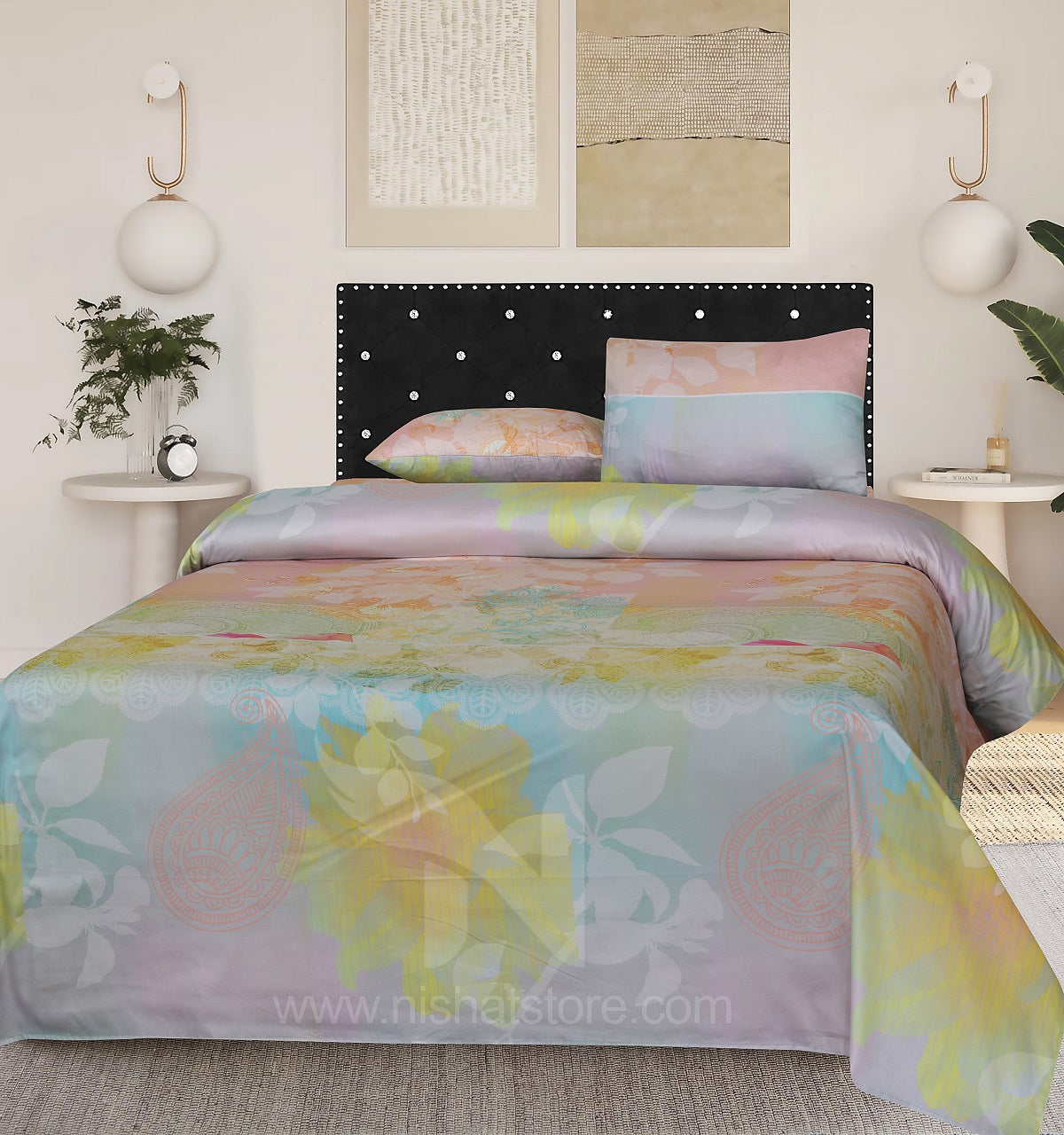 Double Bed Sheet Design NC-S 3885