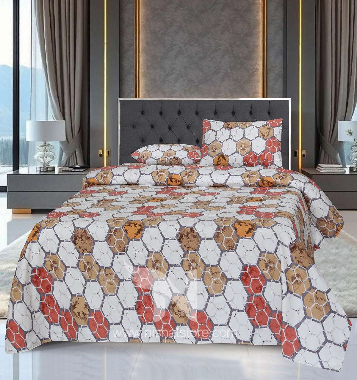 Double Bed Sheet Design NC-C 7183