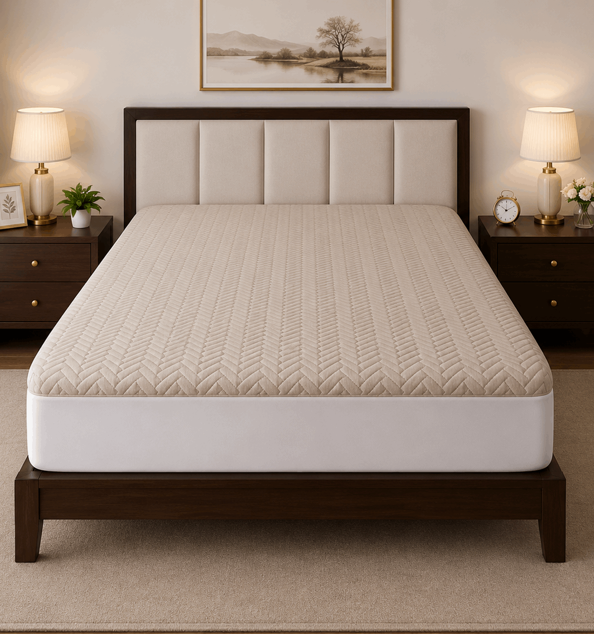 Mattress Protector Quilted Waterproof Ultra sonic NCS #120
