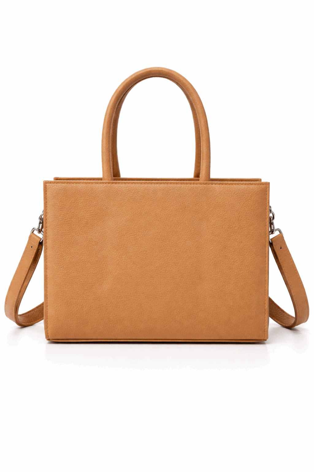 Mustard Vegan Leather Satchel