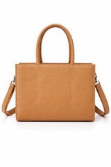 Mustard Vegan Leather Satchel