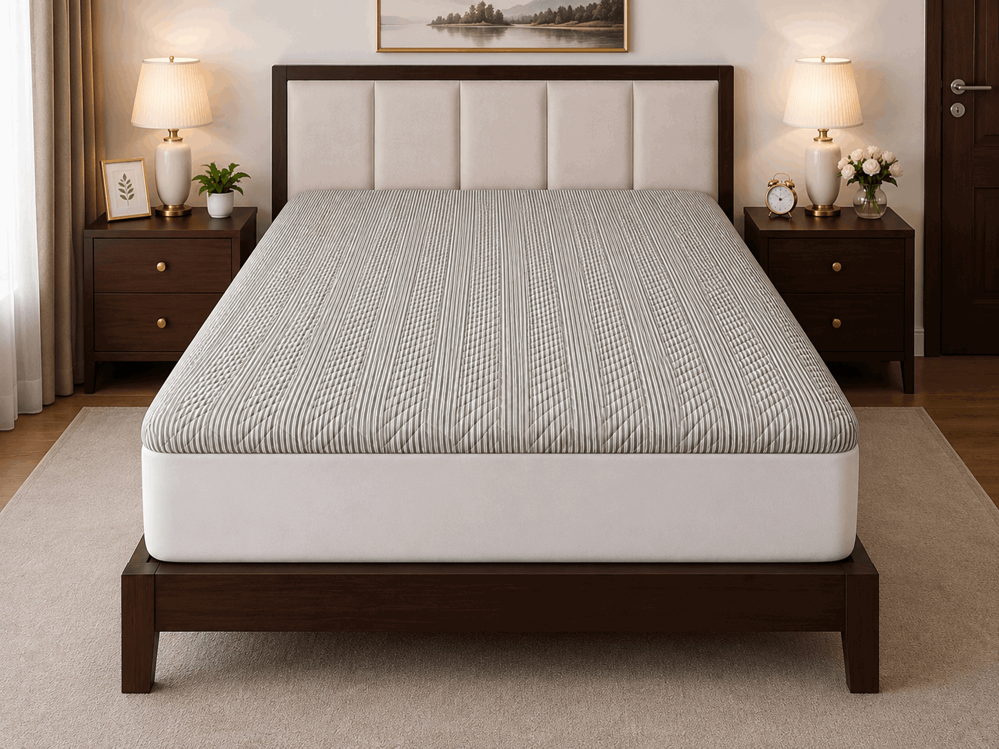 Mattress Protector Quilted Waterproof Ultra sonic NCS #115