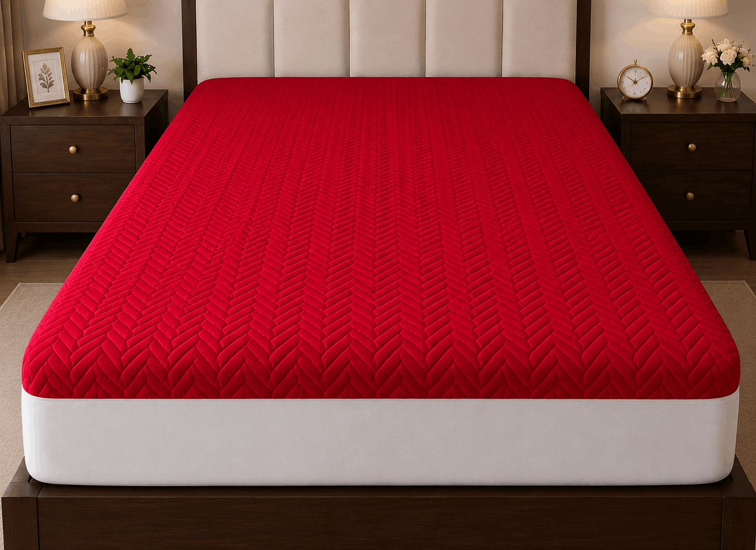 Mattress Protector Quilted Waterproof Ultra sonic NCS #114