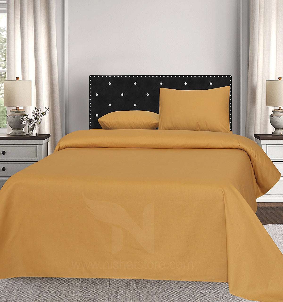 Plain Double Bed Sheet Design NC-S 140
