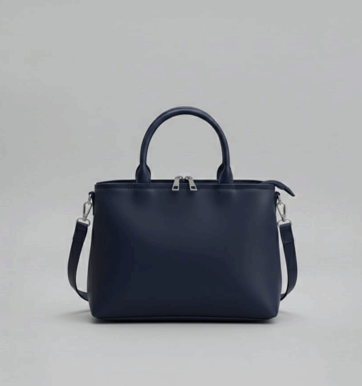Dual-Handle Crossbody Bag with pink Stripe and Bow