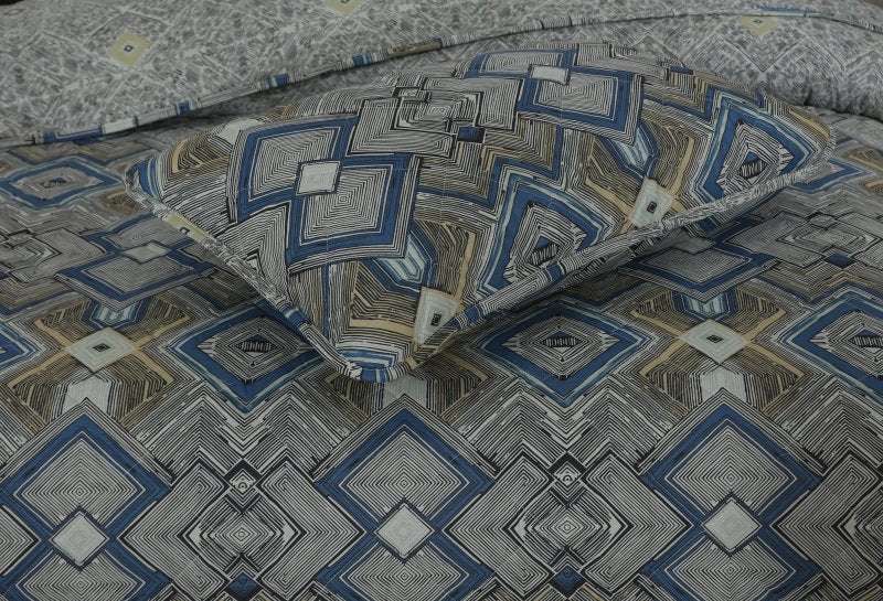 Bed Spread Quilted Design Code 099 - Nishat Creative Store