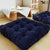 Blue Square Velvet Floor Cushion Design 117 - Nishat Creative Store