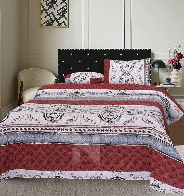 Double Bed Sheet Design NC - C 3509 - Nishat Creative Store