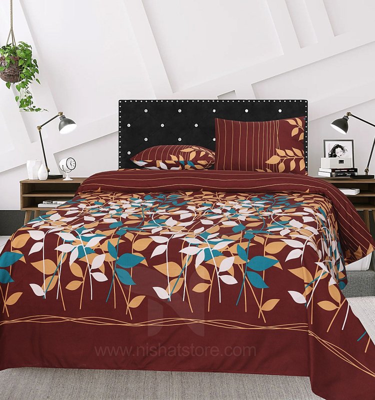 Double Bed Sheet Design NC - C 3641 - Nishat Creative Store