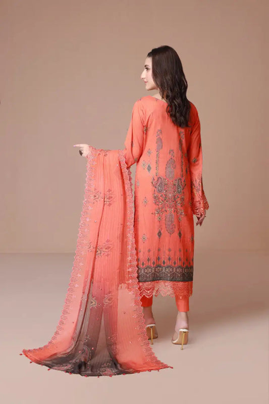 Embroidered Lawn MI KRA Vol 07 - 23 D#10 - Nishat Creative Store