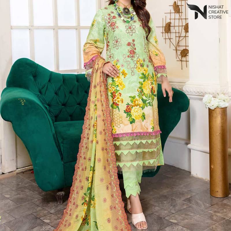 Embroidered Viscose ALY Vol# 01 D# 09 - Nishat Creative Store