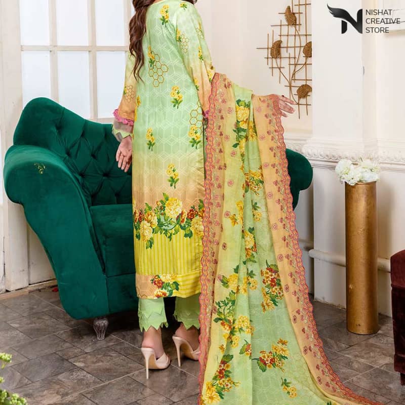 Embroidered Viscose ALY Vol# 01 D# 09 - Nishat Creative Store