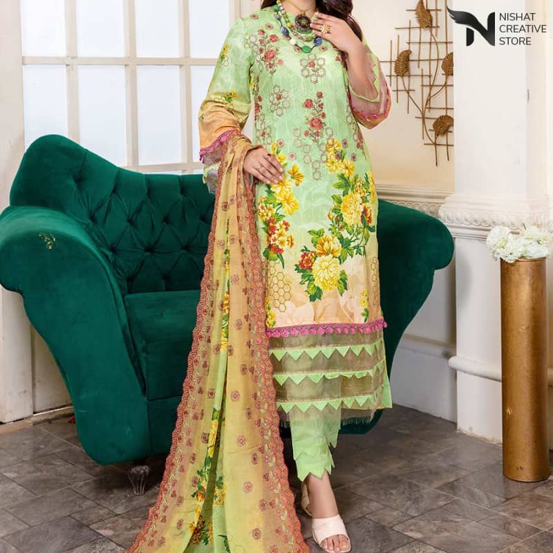 Embroidered Viscose ALY Vol# 01 D# 09 - Nishat Creative Store