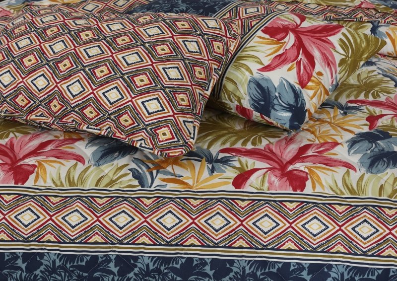 Quilted Comforter Set 6 Pcs Design 876 - Nishat Creative Store
