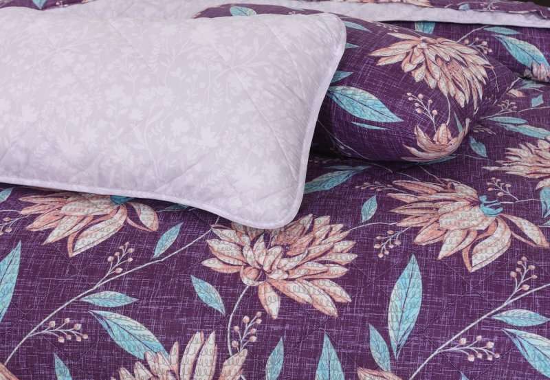 Quilted Comforter Set 6 Pcs Design 877 - Nishat Creative Store