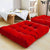 Red Square Velvet Floor Cushion Design 119 - Nishat Creative Store